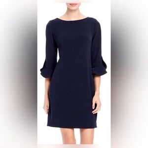 Karl Lagerfeld Navy Long Sleeve Dress